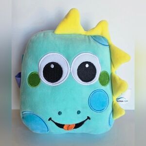 7" Blue Dino Plush With Various Clothing Fasteners